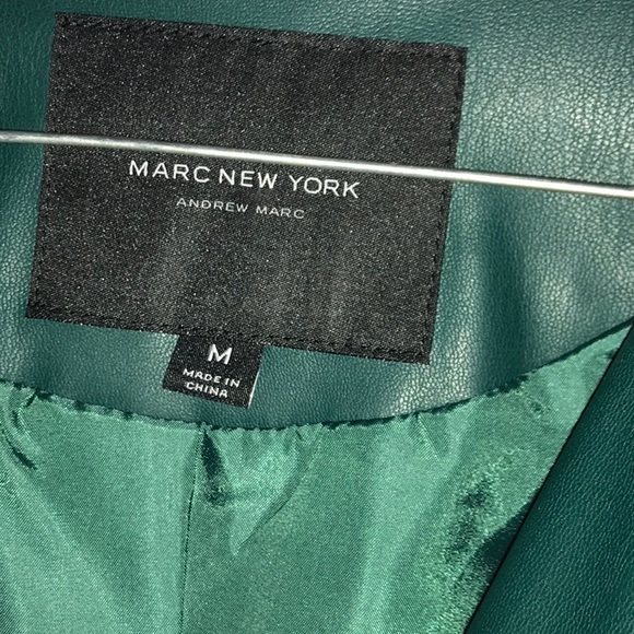 GREEN MARC NEW YORK WOMEN LEATHER JACKET - Picture 2 of 4
